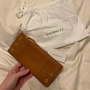 Hammitt luxury tan leather wallet